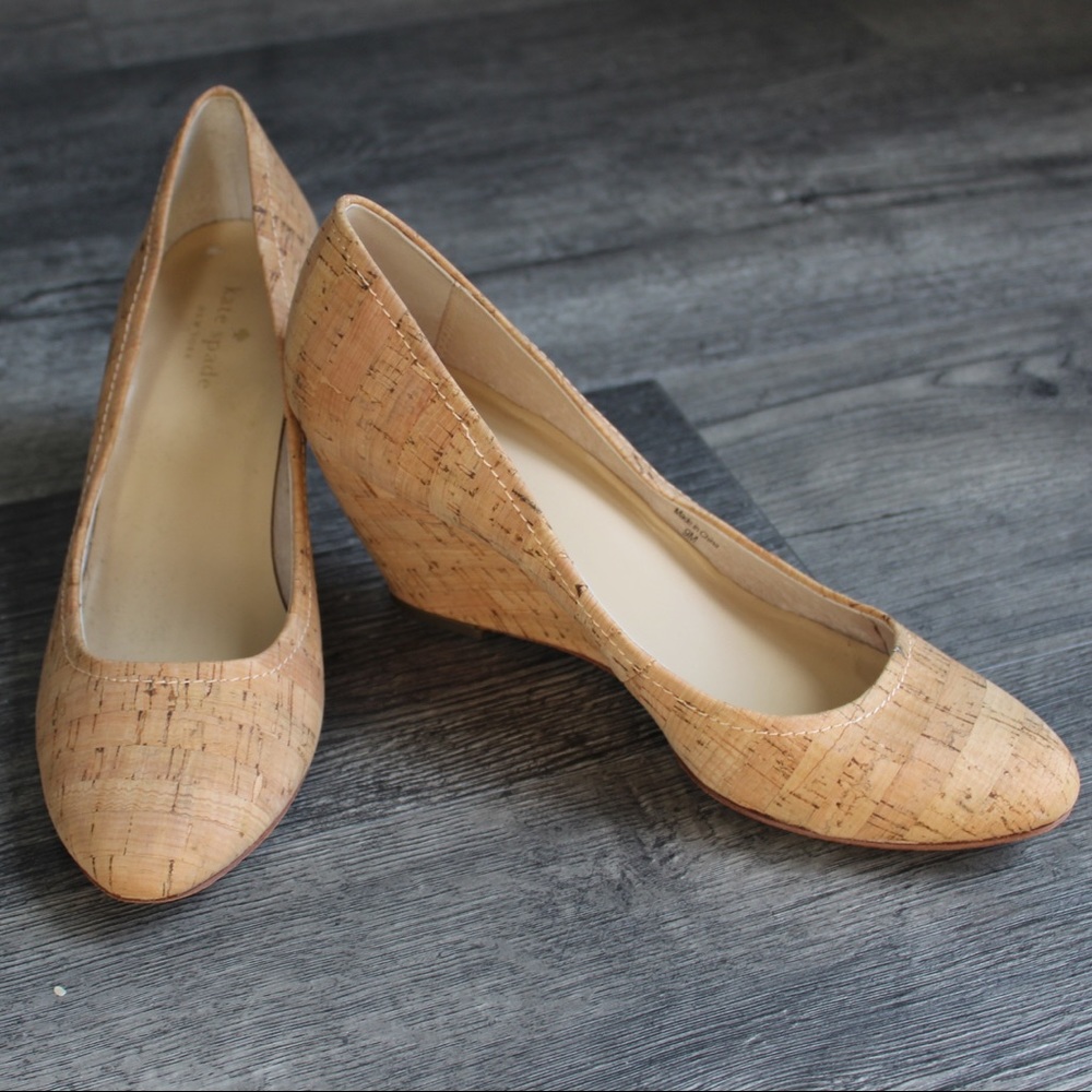 Kate Spade Cork Wedges